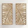 BLACK FOREST DECOR Palm Breeze Wood Wall Art - Set of 2 view 1