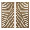 BLACK FOREST DECOR Palm Breeze Wood Wall Art - Set of 2 view 3