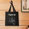 Zodiac Gifts For Women Virgo Personalized Zodiac Sign Virgo Constellation Personalized Black Canvas Tote Bag view 4