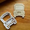 Sweet Prints Inc School Bus Front Cookie Cutter - Dishwasher Safe (3") view 3