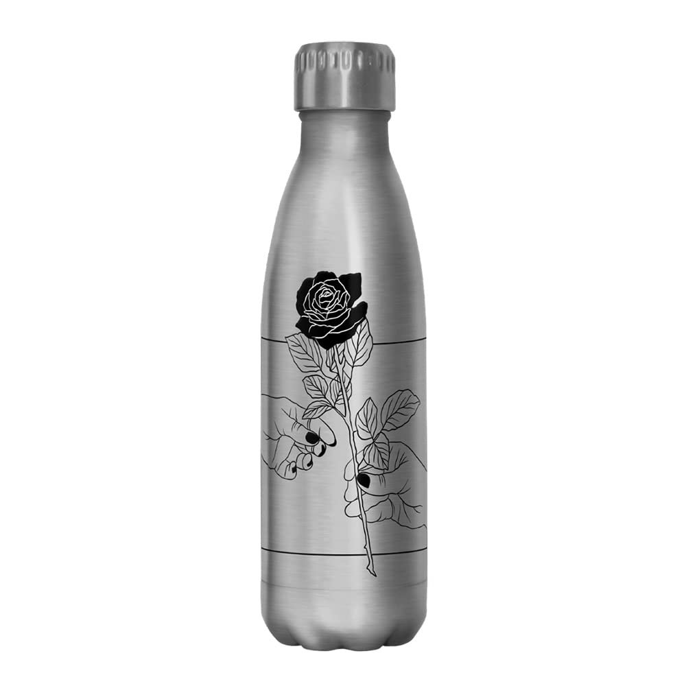 Fifth Sun Rose Hands 17 oz Stainless Steel Water Bottle, 17 Ounce, Multicolored