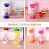 TOYANDONA 5pcs Timer Tooth Brushing Timer for Boy Girl Suction Cup Design Random Colors Countdown for Brushing Games Cooking and Timekeeping Activities view 4