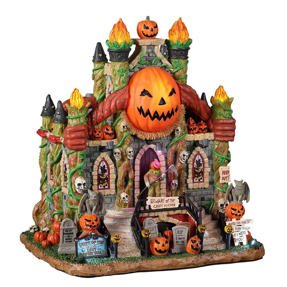 Lemax Crypt of The Lost Pumpkin Souls, with 4.5V Adaptor #25841