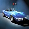 1971 Corvette Convertible | Black | Fine Art Print By Danny Whitfield (20in x 24in) view 1