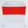 10 Pcs Red Spandex Stretchable Chair Sashes Wedding Party Decorations view 4