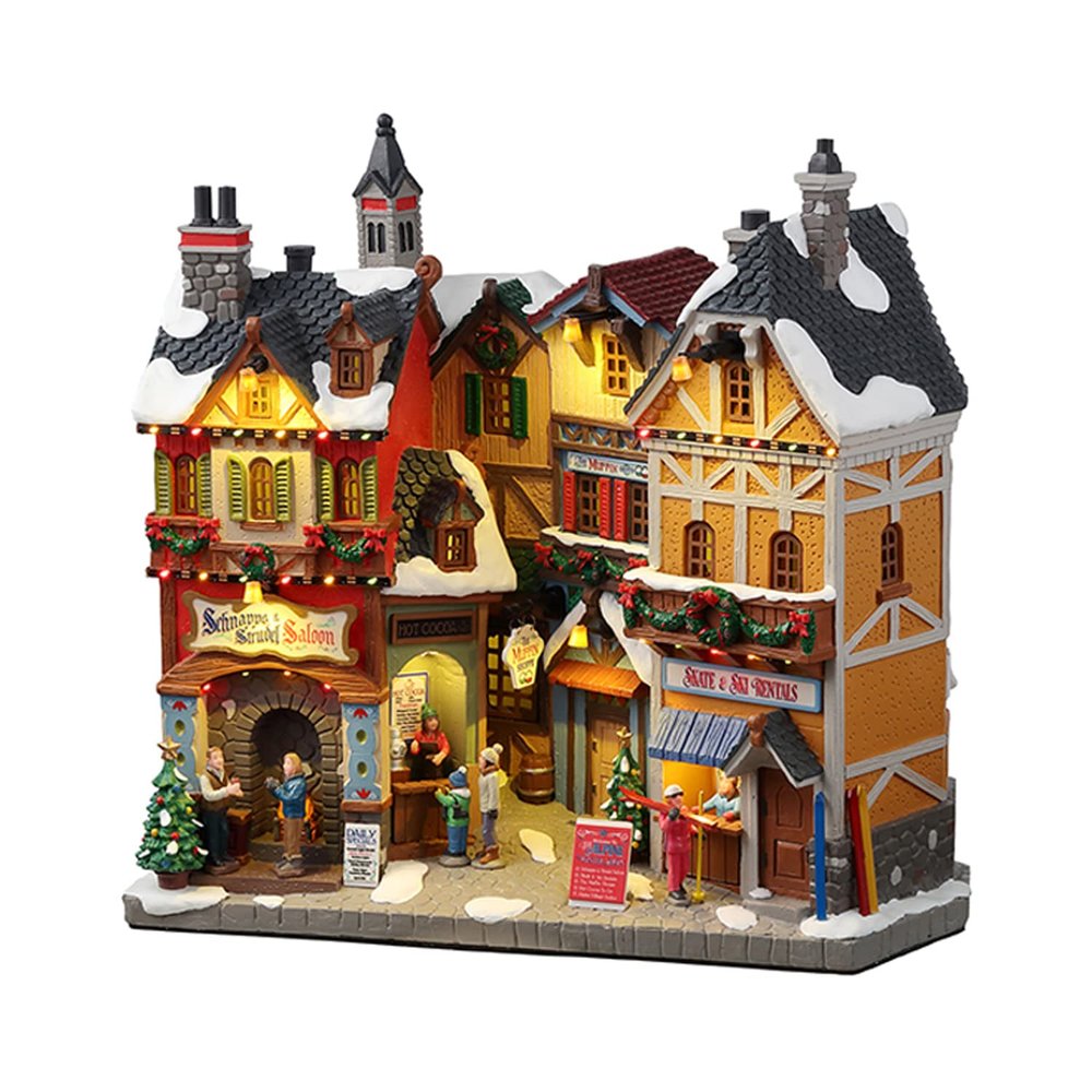 Lemax 25869 Vail Village Facade: Alpine Winter Shops