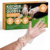 Protospheric Disposable Gloves for Food Prep - Super Poly Kitchen Grade Food Safe Gloves - Perfect for Cooking and Serving view 1