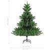 vidaXL Nordmann Fir Christmas Tree, Artificial 5ft Tree, Lifelike PE Material, Injection ed, Economical & Durable- with Adjustable Branches and Steel Stand. view 2
