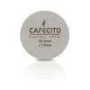 CAFECITO Puck Screen Filter | 53.3mm Espresso Puck Screen | Silver | Professional 316L Stainless Steel Coffee Filter | 1.7mm Thick | 150 Micron / 100um Multi-Layer Mesh | Reusable Espresso Disc view 1