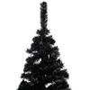 'vidaXL 8ft Black Artificial Christmas Tree  Durable PVC Material, Indoor & Outdoor Festive Decor with Stable Steel Stand, Economical & Reusable Holiday Centerpiece view 2