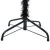 'vidaXL 8ft Black Artificial Christmas Tree  Durable PVC Material, Indoor & Outdoor Festive Decor with Stable Steel Stand, Economical & Reusable Holiday Centerpiece view 4