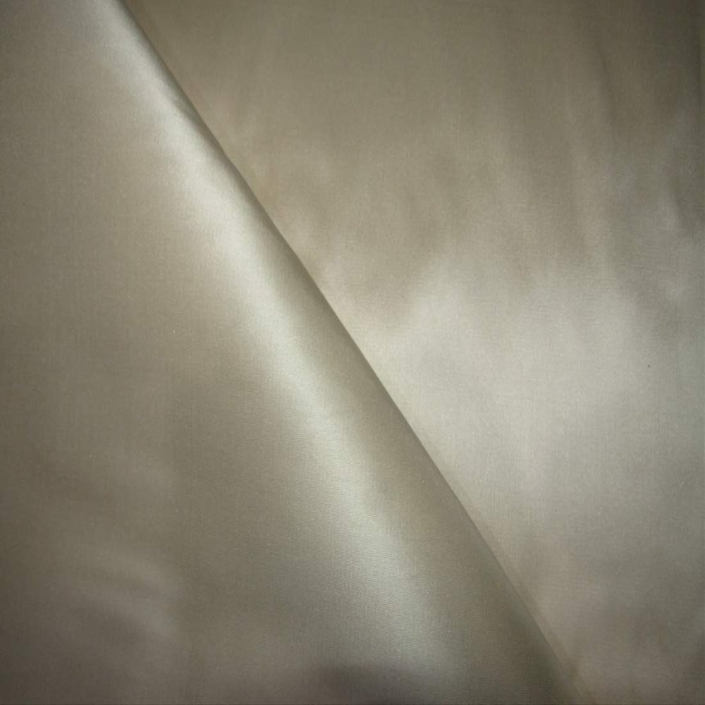 100% Pure Silk Taffeta Cream Champagne 54" 53 Momme TAF306[4]