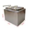 2L Soy Sauce Dispenser Pump, Coffee Syrup Dispenser Pump Stainless Steel Condiment Pump Ketchup Dispenser Pump for Jam Salad Seasoning Sauce (2L, Two Heads) view 4
