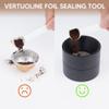 BENFUCHEN Aluminum Foil Seals Kit Reusable Vertuo Capsule Kit For VertuoLine Capsules to Reuse Refillable Nespresso Vertuoline Capsules Pods, Seal Kit+100pcs Aluminum Foil Seals Lid+Scoop+Brush view 3