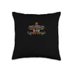 I read history and know things cute book lovers Throw Pillow view 1