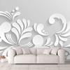 NWT Wall Murals for Bedroom, Beautiful 3D View Pattern Flowers Removable Wallpaper Peel and Stick Wall Stickers - 100x144 inches view 1