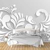 NWT Wall Murals for Bedroom, Beautiful 3D View Pattern Flowers Removable Wallpaper Peel and Stick Wall Stickers - 100x144 inches view 2
