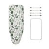 Ironing Board Covers,148x48cm,Large Ironing Board Cover, Replacement Iron Board Padded Covers,Easy-Fit, 100% Cotton,4 Fasteners and Protective Mesh Cloth,for Steam Irons,Easy Installation view 1