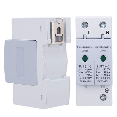 LiebeWH Protector, 2P 40kA 420V Circuit Breaker Mount