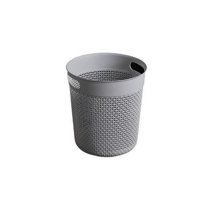 Trash Cans Nordic Hollow Trash Can Household Kitchen Garbage Cans with Handle No Lid Living Room Bathroom Office Storage Waste Bin Paper Basket Kitchen Bathroom Trash Cans ( Color : B , Size : A )