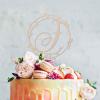 Custom Script Cake Toppers for Wedding Couple Silhouette Wedding Cake Topper Floral Cake Topper Mr And Mrs Cake Toppers for Wedding Beach Wedding Bridal Shower Decor Wood Wedding Cake Topper view 3