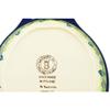 Polmedia Polish Pottery Tray UNIKAT - Fowl In The Florals Pattern Handmade in Boleslawiec Poland by Ceramika Bona + Certificate of Authenticity view 4