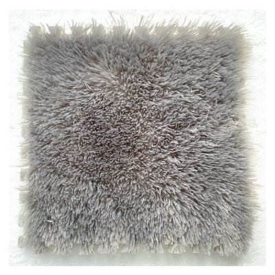 16Pcs Plush Puzzle Foam Floor Mat,Thick Square Interlocking Fluffy Tiles,Soft Climbing Carpet Mats,Shaggy Area Rug for Room Floor,12X12inch,Grey