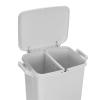 TOMYEUS Trash Cans 55L Large Capacity Trash Can 2 Layers Double Deck Waste Sorting Bins Kitchen Household Restaurant Dustbin Storage Waste Bin Kitchen Bathroom Trash Cans view 3