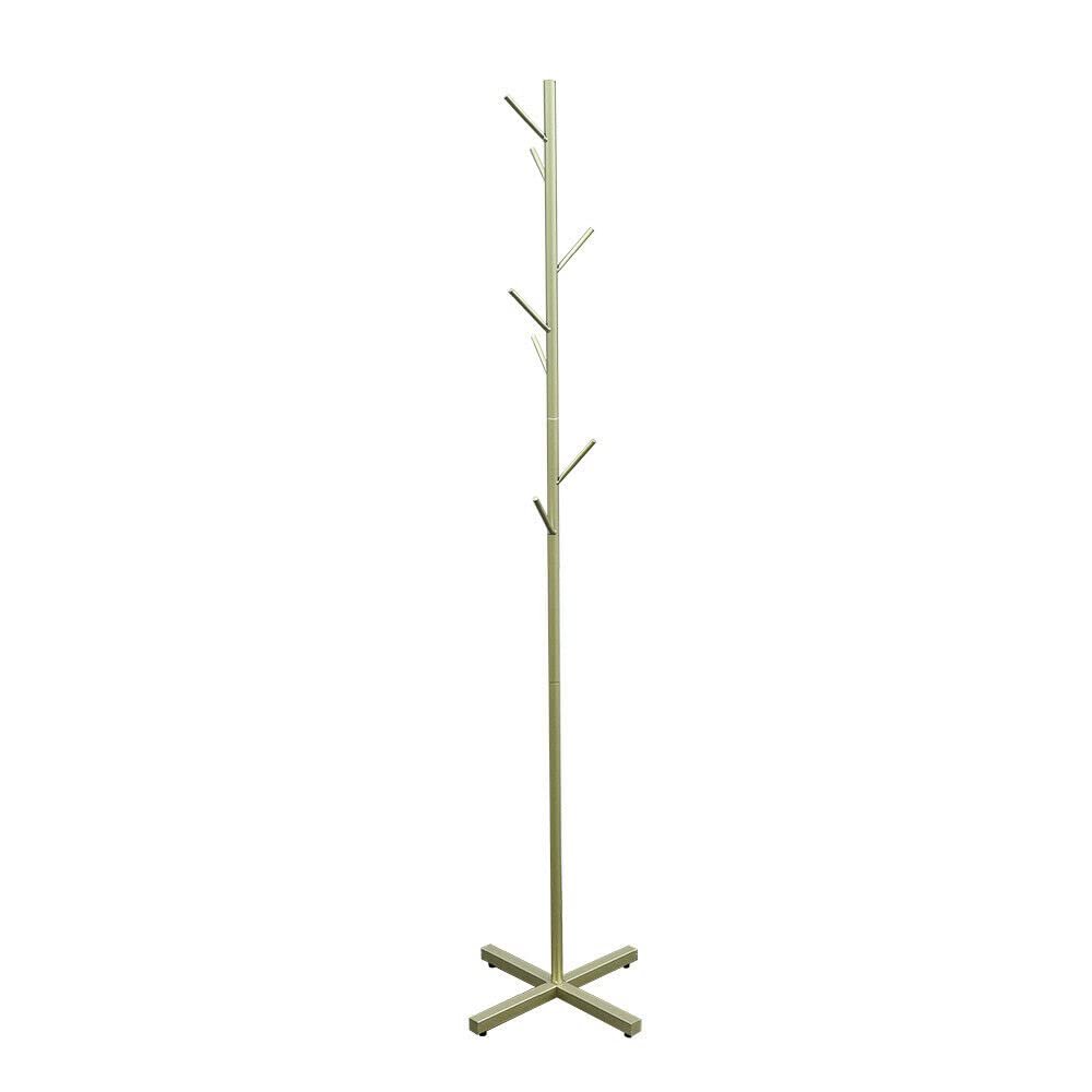 Gdrasuya10 Metal Coat Trees Free Standing Hat Rack Stand 67" Bag Hanger Stand/Rack 7 Hooks Coat Hanger Rack Tree Umbrella Clothes Holder