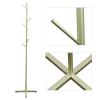 Gdrasuya10 Metal Coat Trees Free Standing Hat Rack Stand 67" Bag Hanger Stand/Rack 7 Hooks Coat Hanger Rack Tree Umbrella Clothes Holder view 3