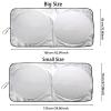 MUEdie for Citroen C4 C1 C5 C3 C6 C Elysee,Auto Car Front Rear Window Visor Windshield Block Cover Car Sunshade Film view 2