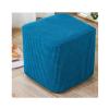 XGANGM Stretch Ottoman Cover Square/Round Small Ottoman Slipcover Round Pouf Slipcover Footstool Cover Ottoman Stool Covers Slipcovers Home Furniture Protector,C,2pcs35X30CM view 1