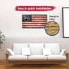 13 Stars 1791 Laser Etched 2nd Amendment Indoor American Flag, Handmade Wooden, Home Decor, Independence Day, Wall Art, Room Decor, Made in USA by Pioneer Pacific Flags (Extra Large Size, 4Ft.) view 2