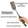 Gibson Fish BBQ Spatula, Includes Bottle Opener and Convenient Hanging Hook view 2