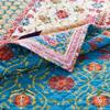 Greenland Home Thalia Velvet-Embellished Cotton Quilt Set, Reversible, 5-Piece Full/Queen, Tango view 2