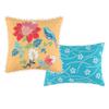 Greenland Home Thalia Velvet-Embellished Cotton Quilt Set, Reversible, 5-Piece Full/Queen, Tango view 4