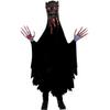 Illusion Robed Ghoul Costume - Extra Large (14-16) - Black/Grey/Red Premium Polyester, Uniquely Creepy & Perfect for Halloween - 1 Pc. view 1