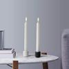 Ceramic Chime Candle Set - 0.7 Inch Diameter, Home Small Candle Holders for Casting Chimes, Rituals, Spells, Vigil, Wiccan Supplies & More (8 Pcs, Black, White) view 3