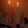 Ceramic Chime Candle Set - 0.7 Inch Diameter, Home Small Candle Holders for Casting Chimes, Rituals, Spells, Vigil, Wiccan Supplies & More (8 Pcs, Black, White) view 4