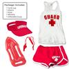 Orange Beach Babe Costume - Women's X-Large (14-16) - Comfy Outfit, Perfect For Halloween, Costume Parties & More - 1 Set view 2