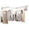 BOQORAD Wall Mounted Clothes Drying Rack, Collapsible & Retractable for Laundry view 1
