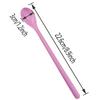 ZZLZX 4PCS 8.9 inches Long Handle Mixing Spoons - Tall Iced Tea, Ice Cream Sundae, Cocktail, Hot Chocolate Stirring Longdrink Spoons (Pink Yellow Blue Green) view 4