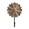 dwellington Flower Towel Hooks Decorative Hooks Hanger for Hanging Clothes, Keys, Towels - Decorative Wall Mount Hook Command Single Rack for Entryway, Bathroom, Kitchen view 1