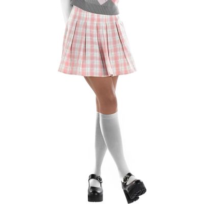 Multicolor Womens 90's Plaid Mini Skirt (Small/Medium) - 1 Pc. - Vintage-Inspired Retro Design, Perfect For Parties & Casual Outfits