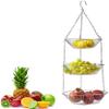 Fruit Racks Multifunctional Fruit Basket Stand3 Tier Hanging Basket Fruit Vegetable Organizer Kitchen Storage Food BasketsSpace Saving Space Saving view 1