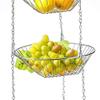 Fruit Racks Multifunctional Fruit Basket Stand3 Tier Hanging Basket Fruit Vegetable Organizer Kitchen Storage Food BasketsSpace Saving Space Saving view 4