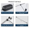 DYK&NX Adjustable Pull Down Closet Rod Aluminum, Pull Down Hanging Wardrobe Rail, Save Space, Telescopic Design, Strong and Sturdy for Hanging Clothes (Size : M) view 3