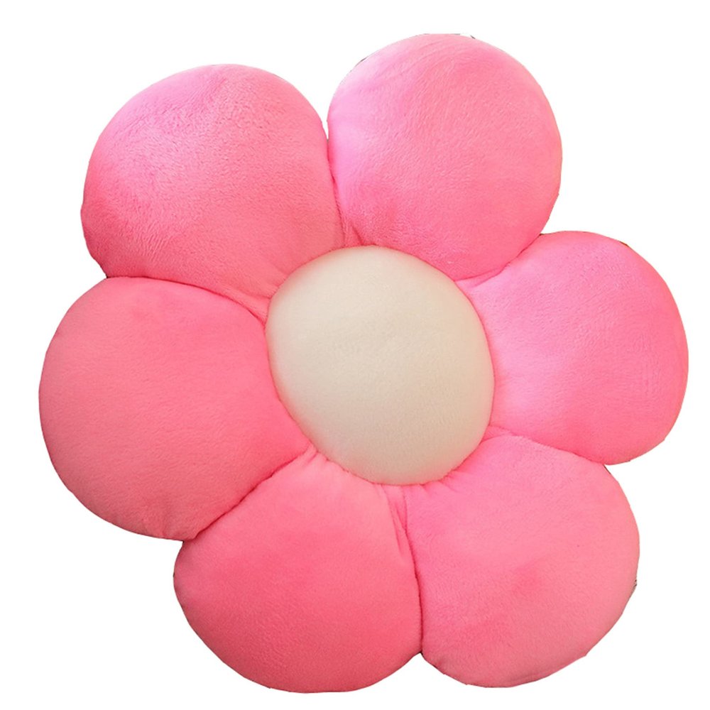 AZCHEN Flower Pillow Patio Furniture Cushions Standard Throw Pillow Home Chair Cushion Decorative Pillow Cushion (19.6inch, Pink)