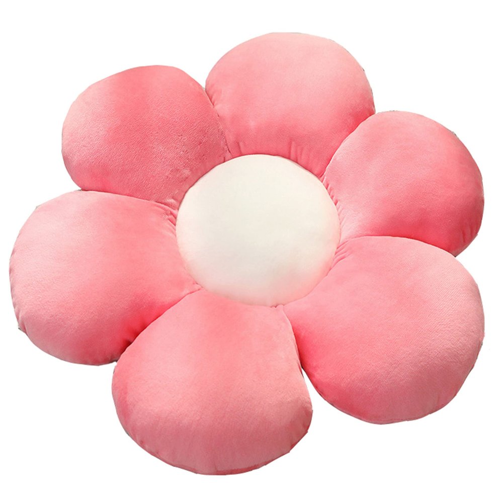 AZCHEN Flower Pillow Patio Furniture Cushions Standard Throw Pillow Home Chair Cushion Decorative Pillow Cushion (19.6inch, Light Pink)