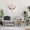 Stupell Industries Stay Wild Boho Chic Floral Deer Skull Antlers, Design by Amy Brinkman view 3